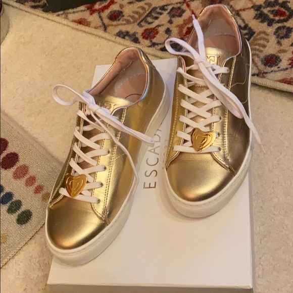 gold brand sneakers